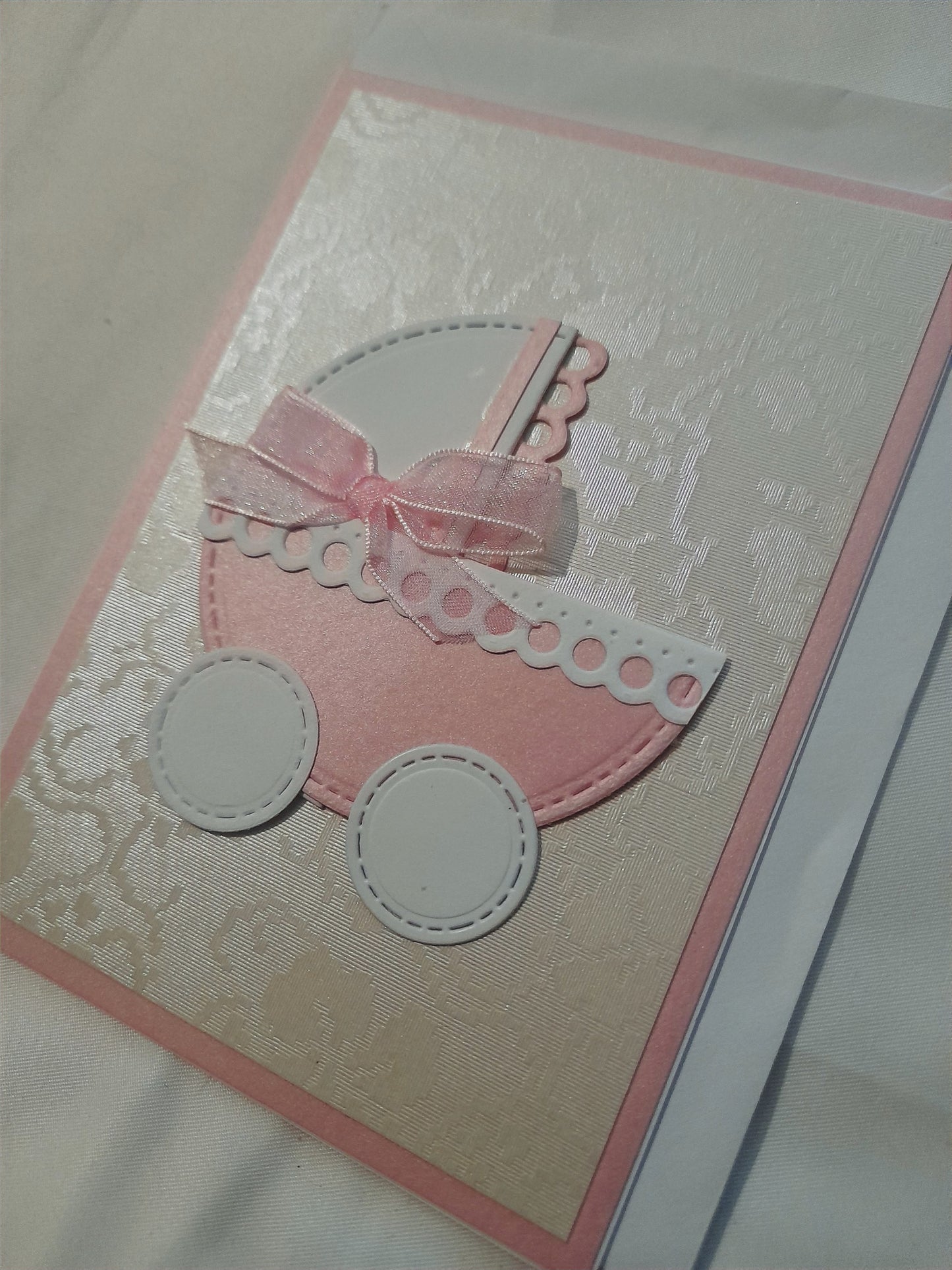 Pink Pram Card (4x6) image 1