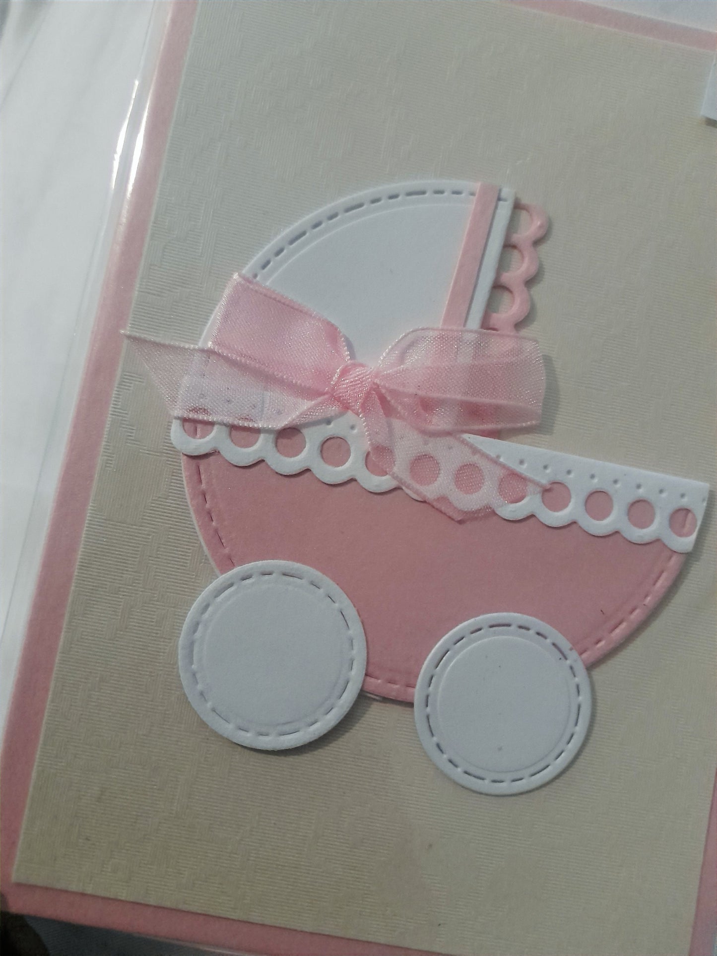 Pink Pram Card (4x6) image 0