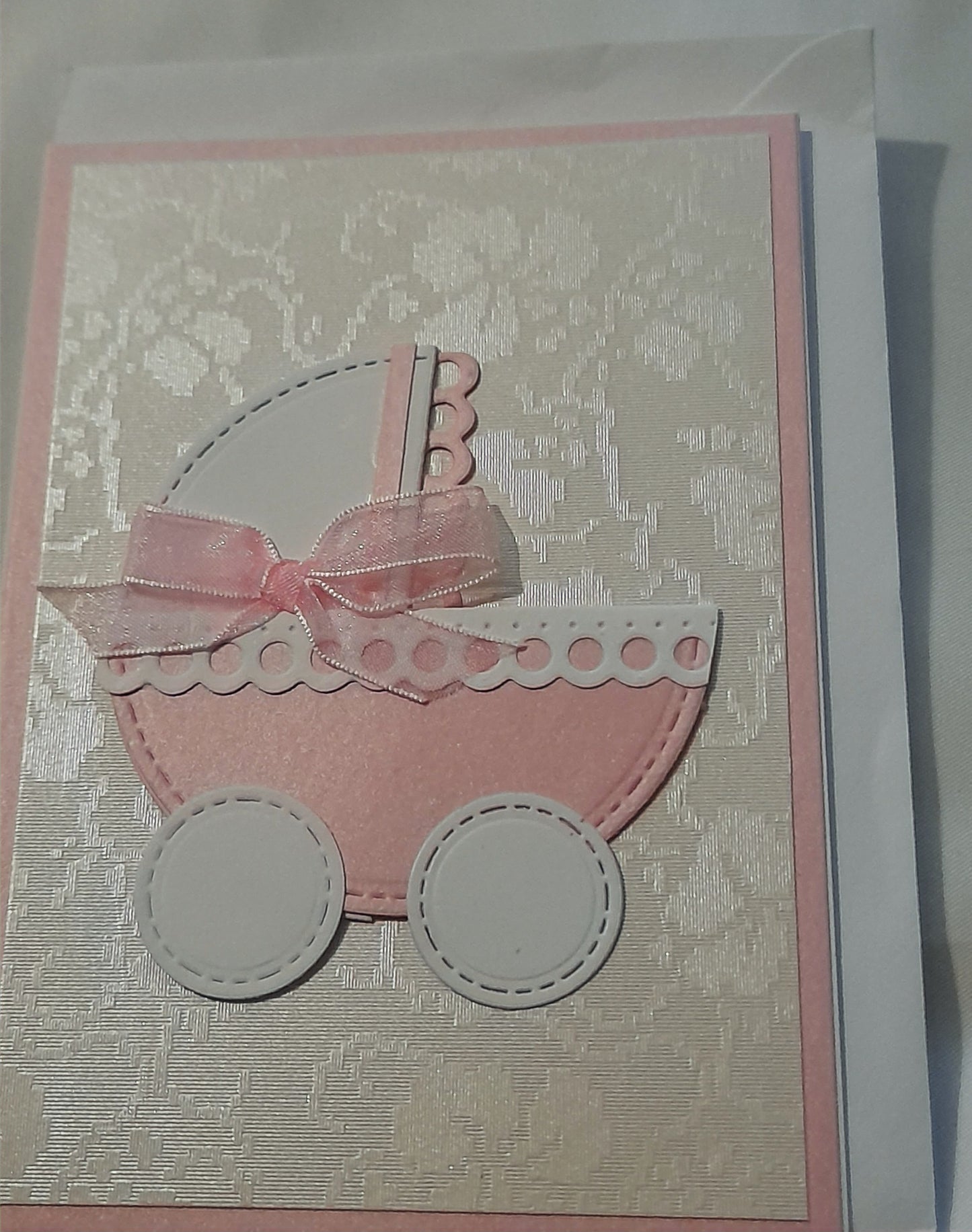 Pink Pram Card (4x6) image 2