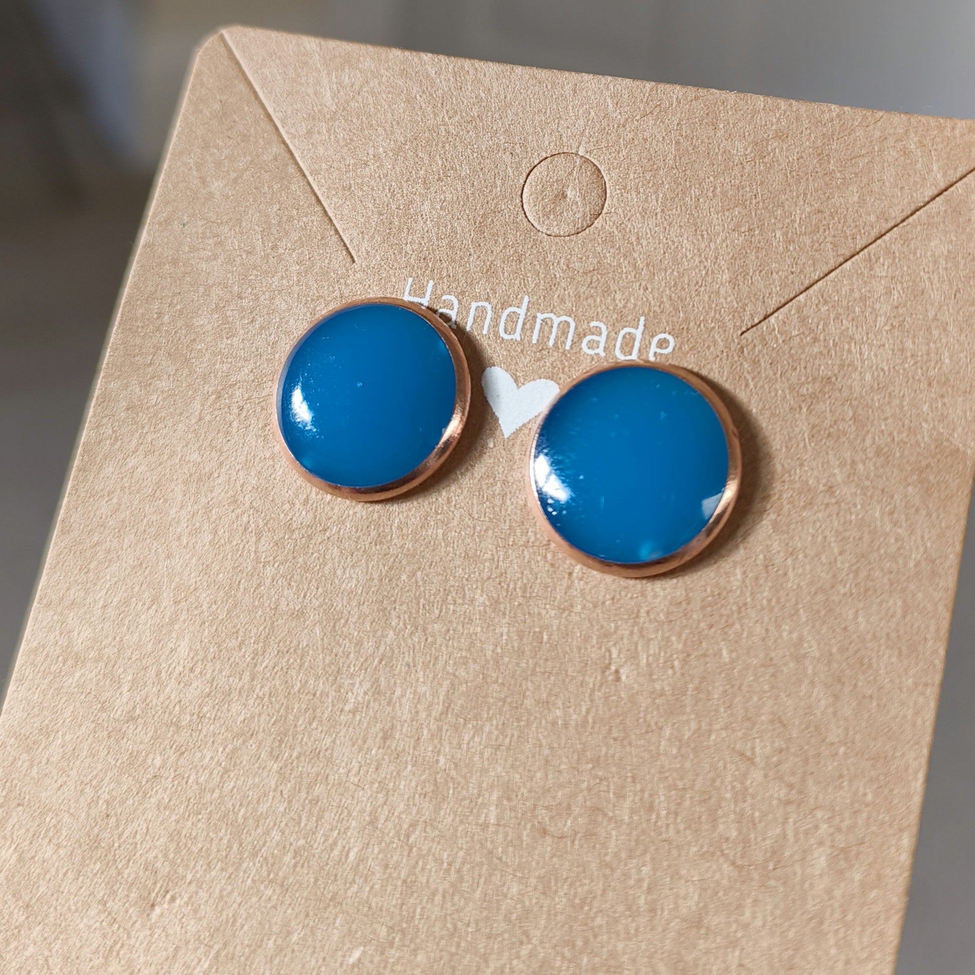 Bright Blue Studs image 2
