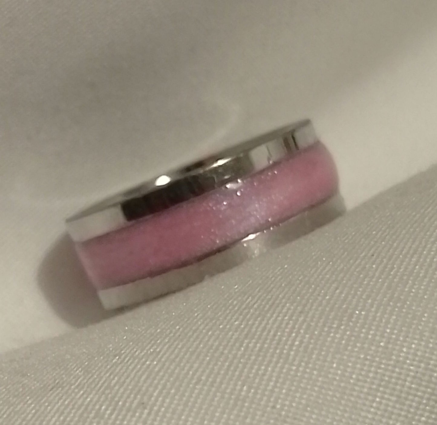 Pink Inlay Ring image 1