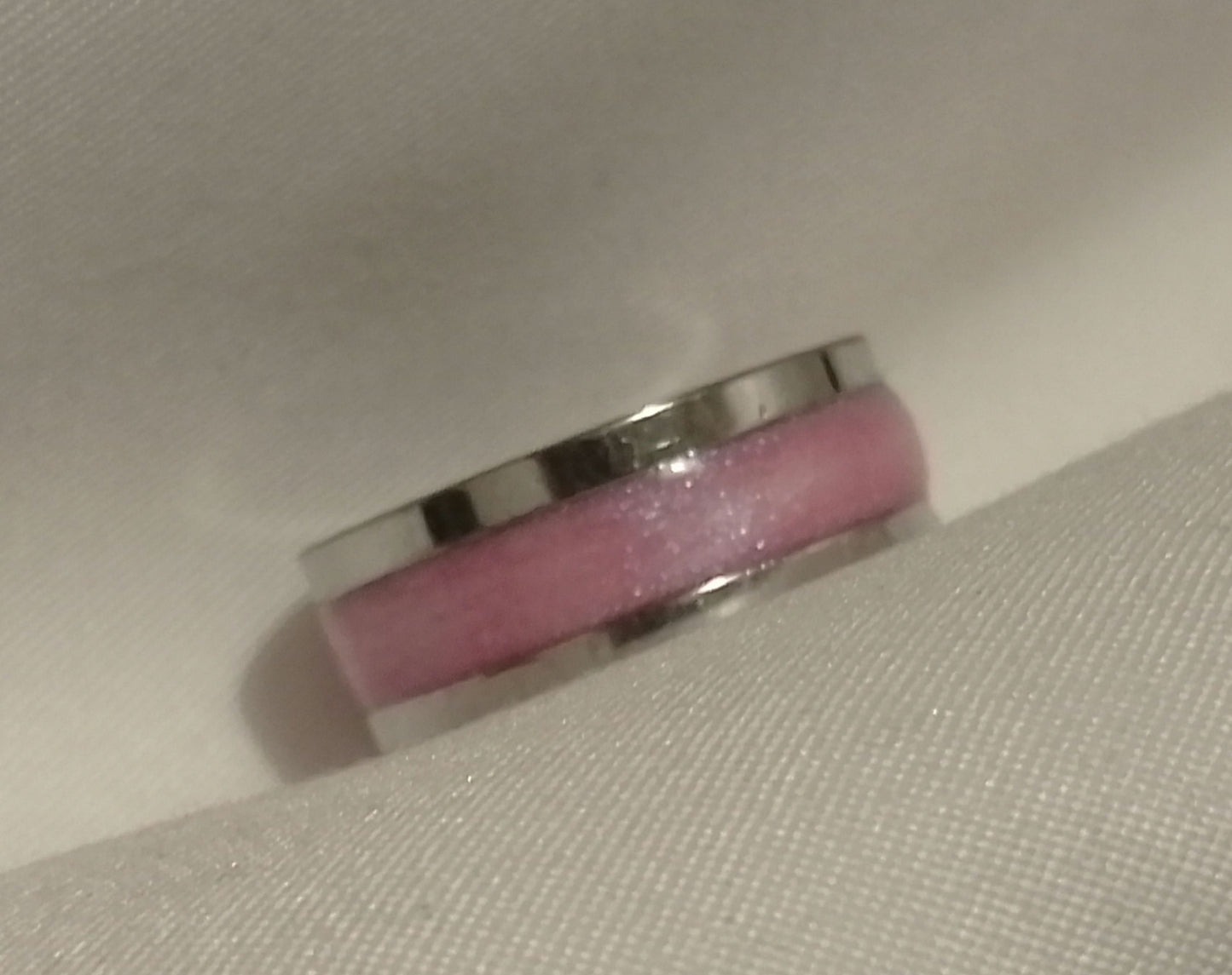 Pink Inlay Ring image 2