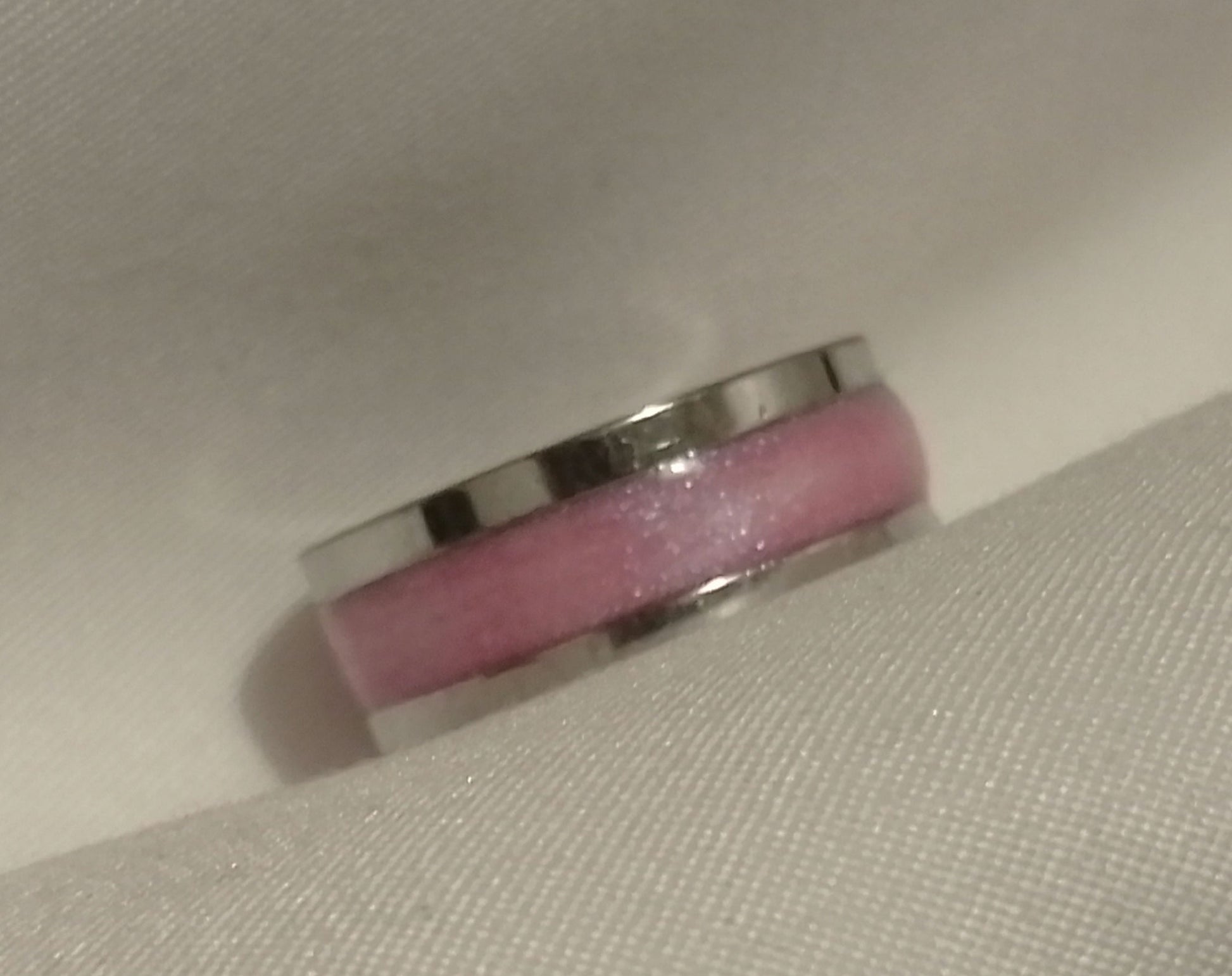 Pink Inlay Ring image 2