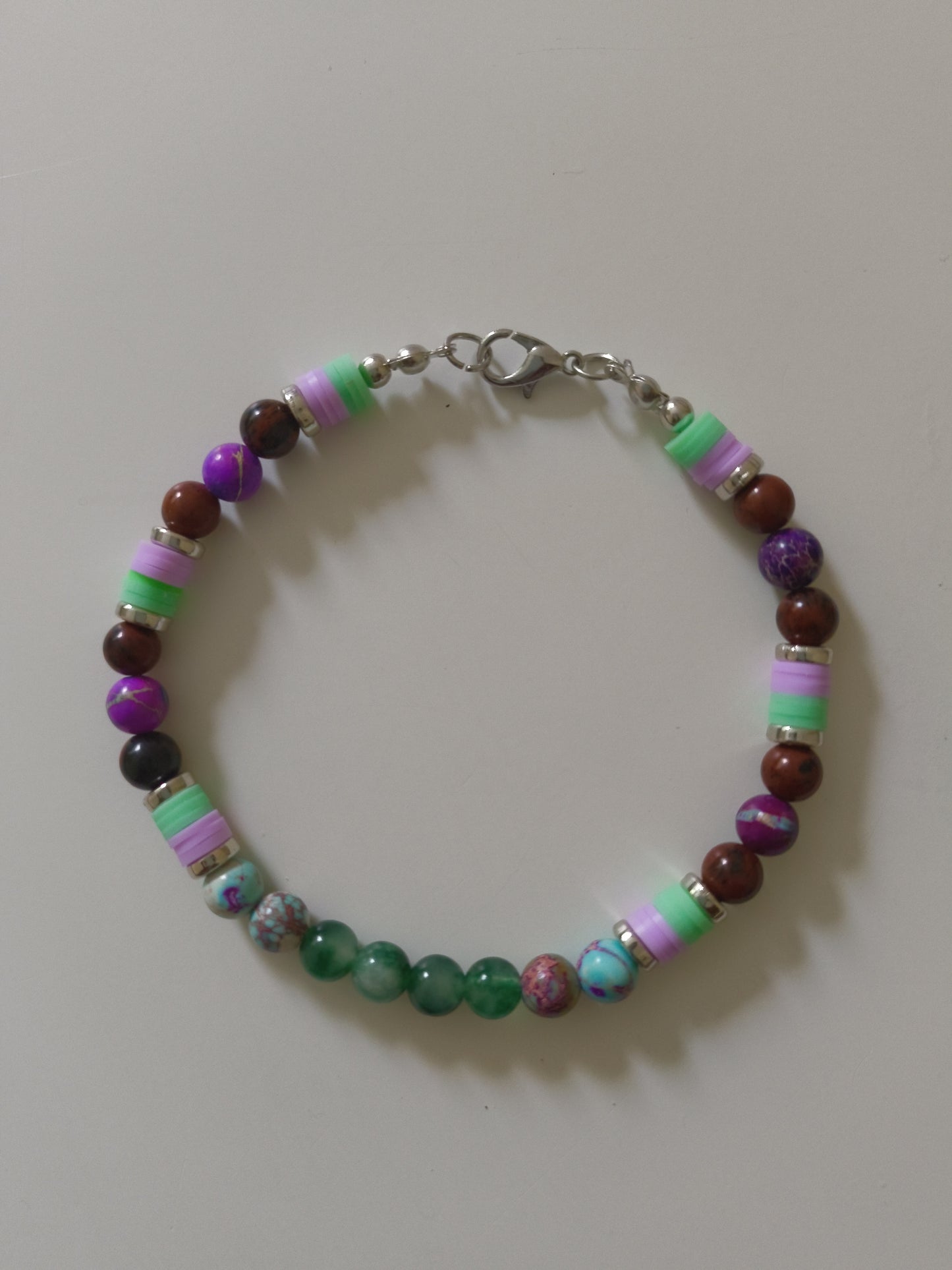 Mystic Meadow Gemstone Beaded Bracelet