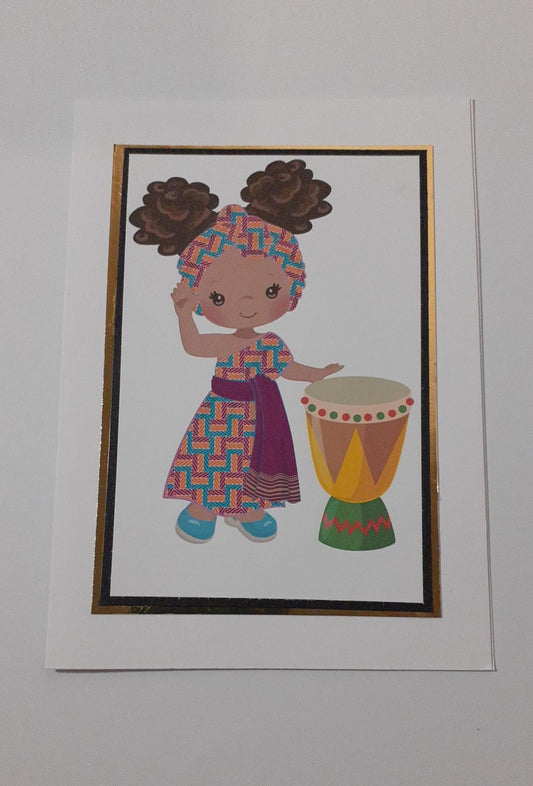Girl With Drum image 0