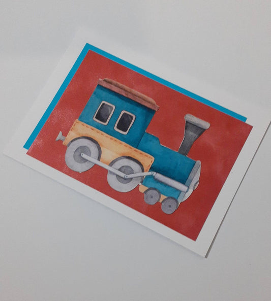 Train Card (Red) image 0