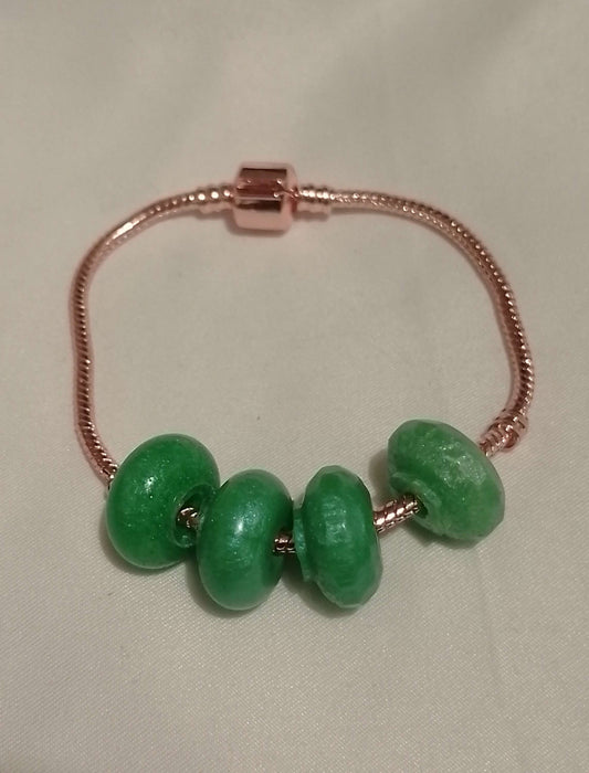 Green Charm Bracelet  image 0