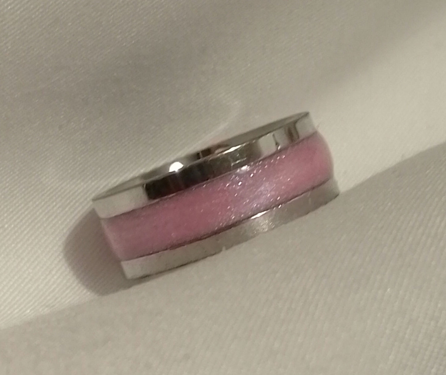 Pink Inlay Ring image 0