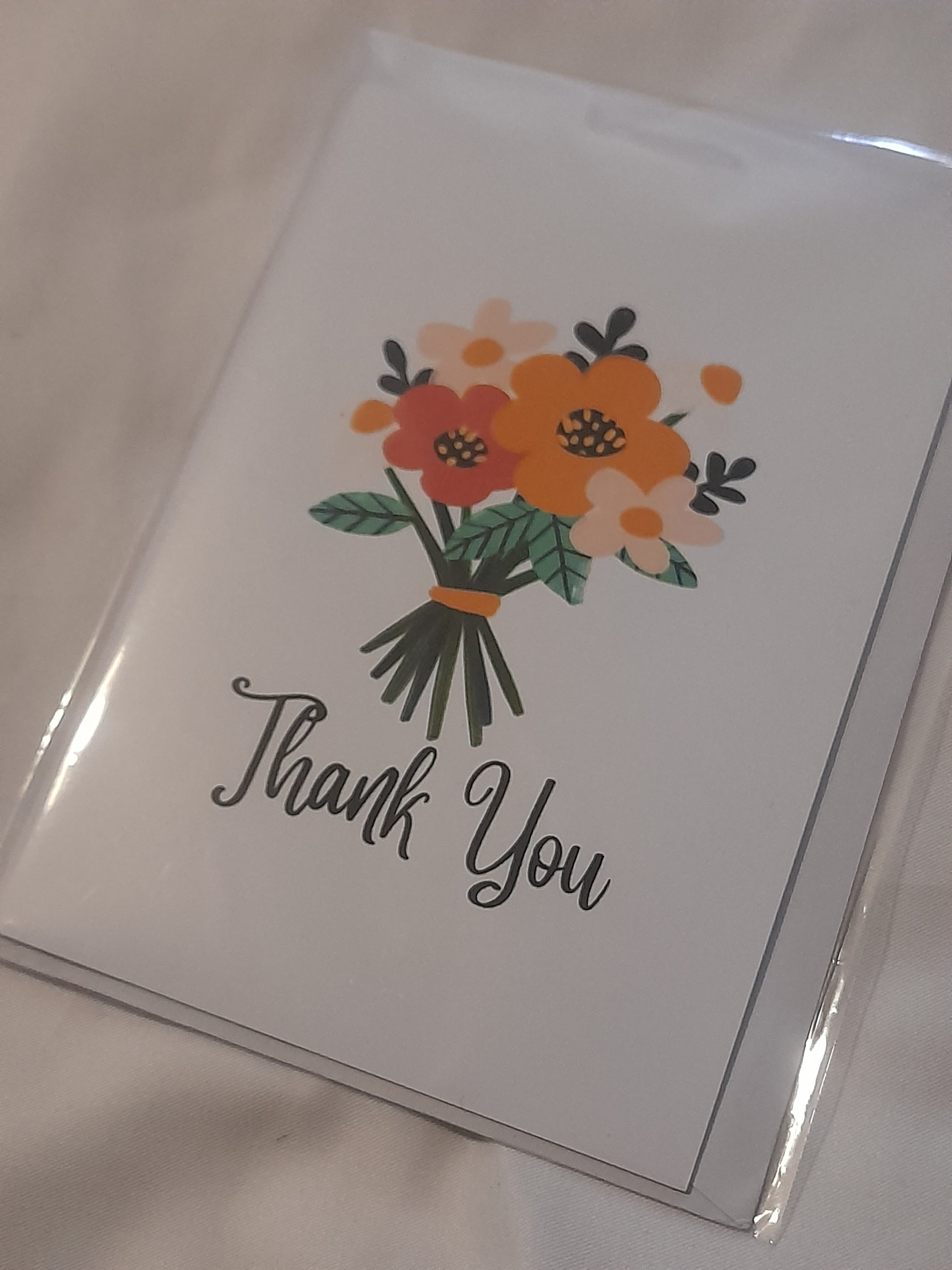 Simple Floral Thank You Card  (4x6) image 0