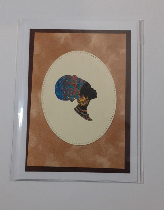 Orange Headwrap Card image 0