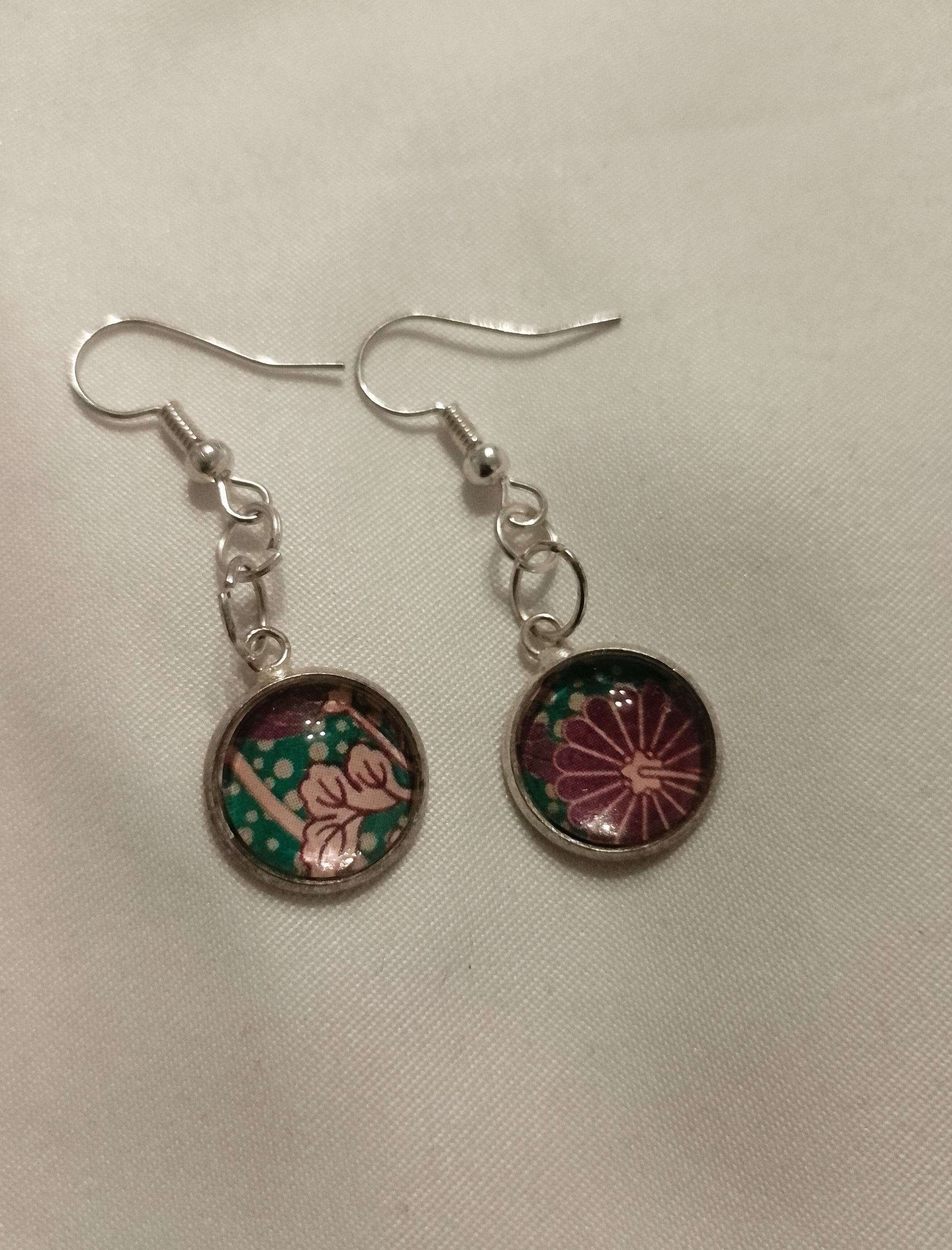 Japanese Green Earrings  image 0