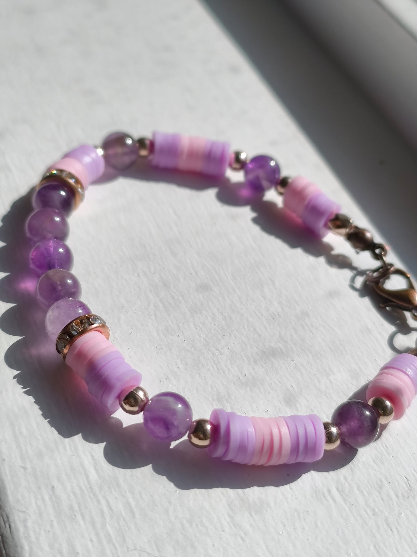Twilight Bloom Amethyst Bracelet