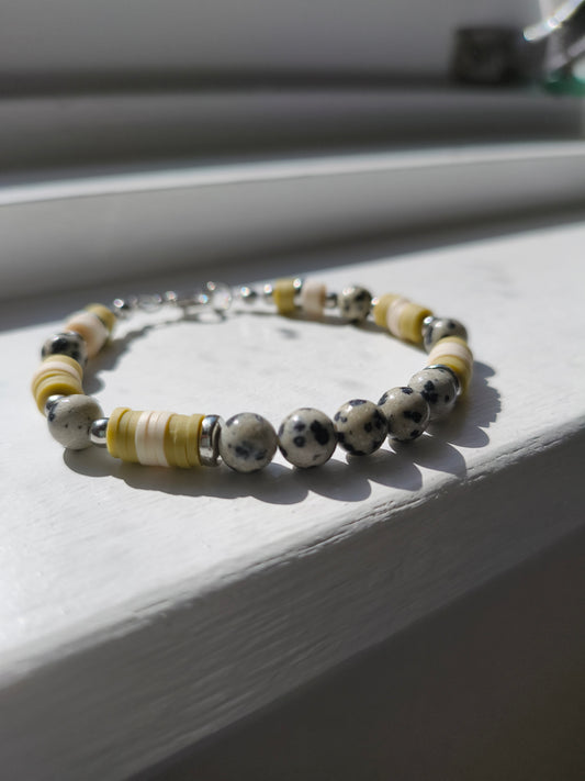 Safari Spots - Dalmatian Jasper Bracelet