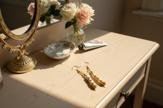 Butterscotch Dream Dangle Earrings