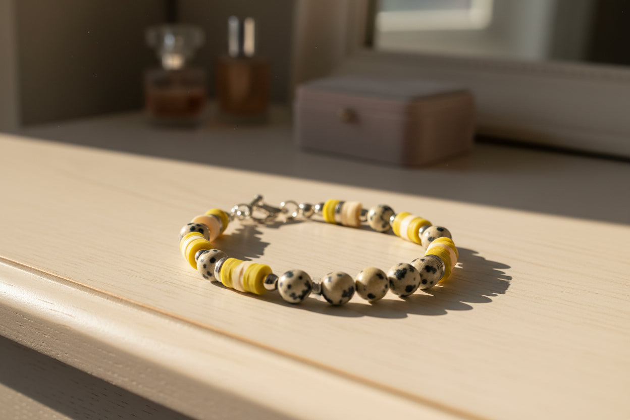 Safari Spots - Dalmatian Jasper Bracelet