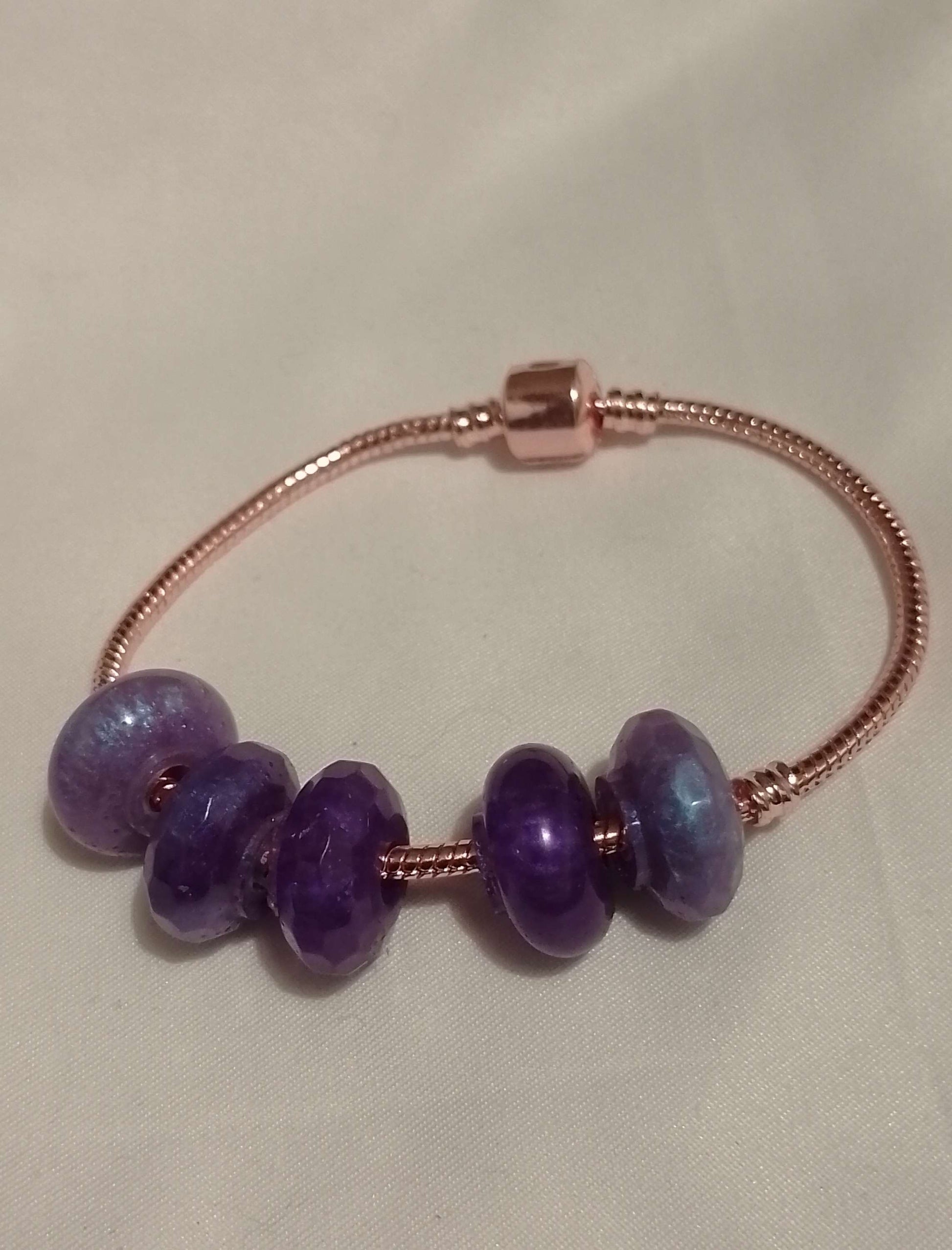 Purple Charm Bracelet  image 1