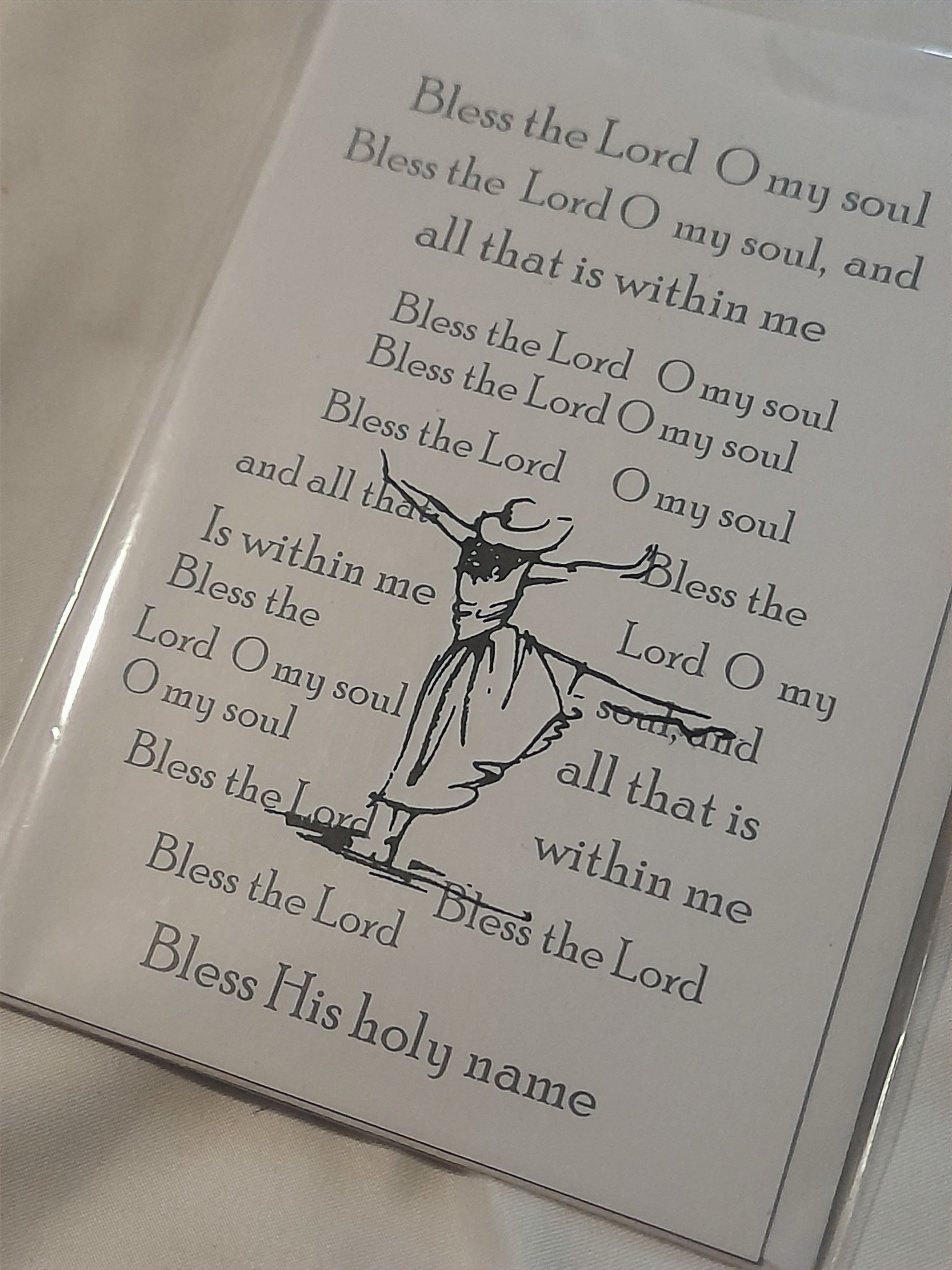 Uplifting Card (Bless the Lord) image 0