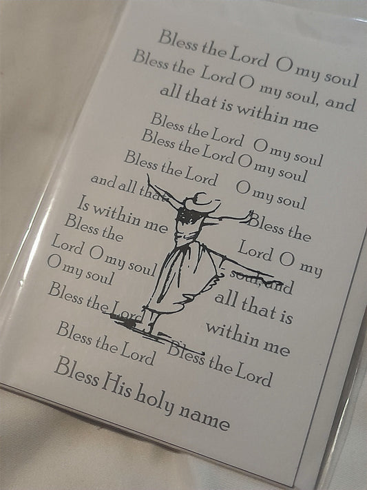 Uplifting Card (Bless the Lord) image 0