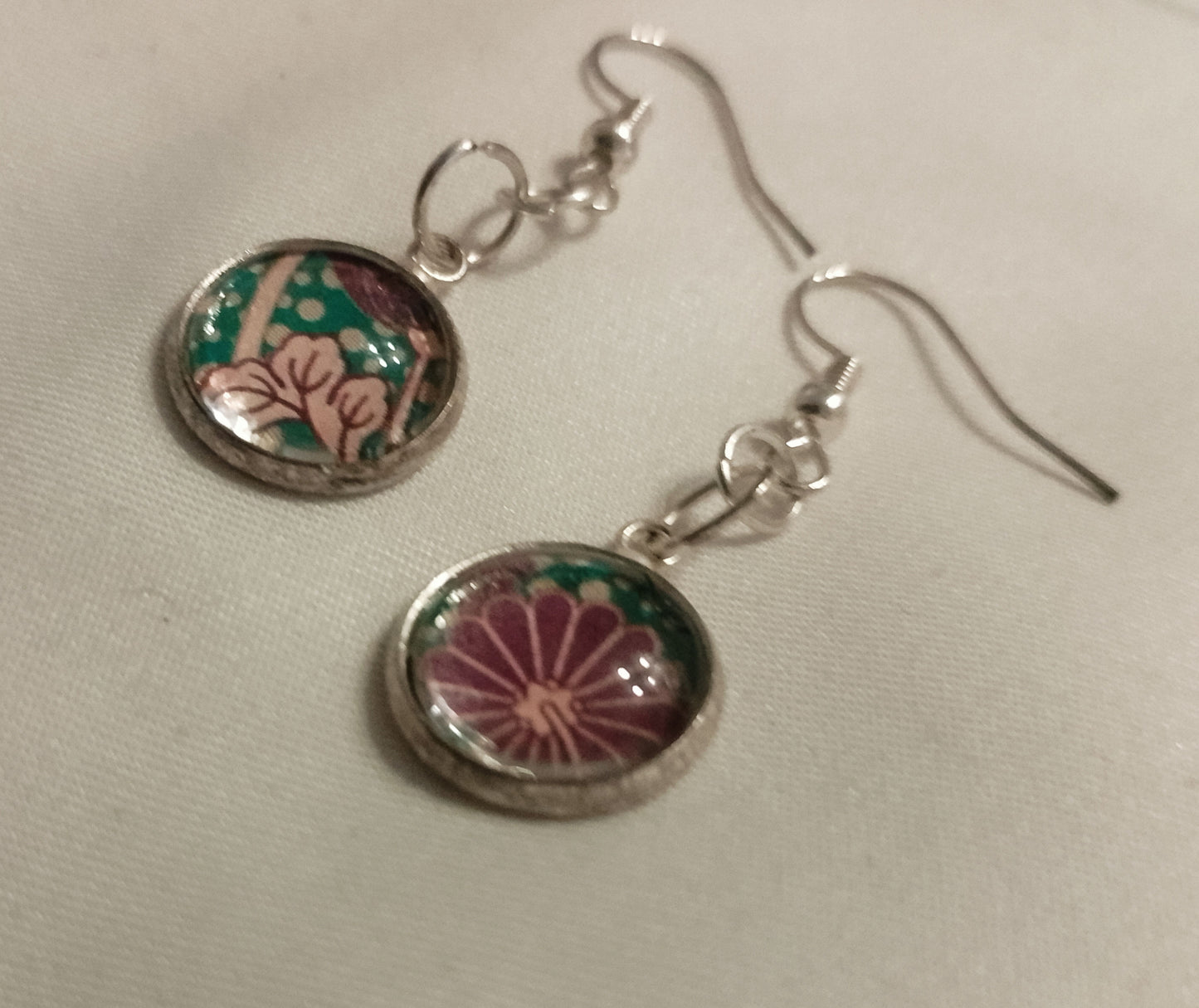 Japanese Green Earrings  image 1