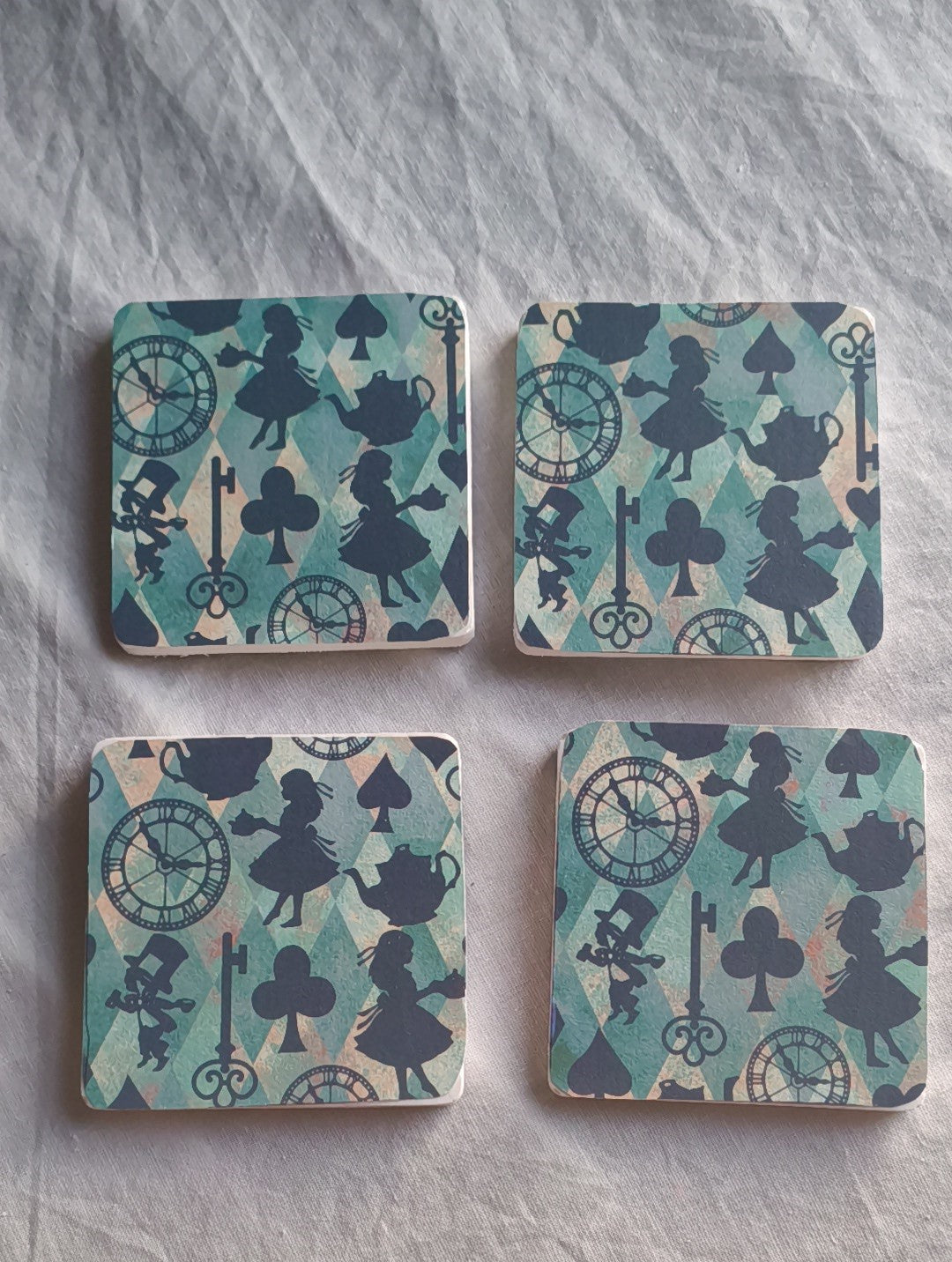 Alice in wonderland coasters  image 1