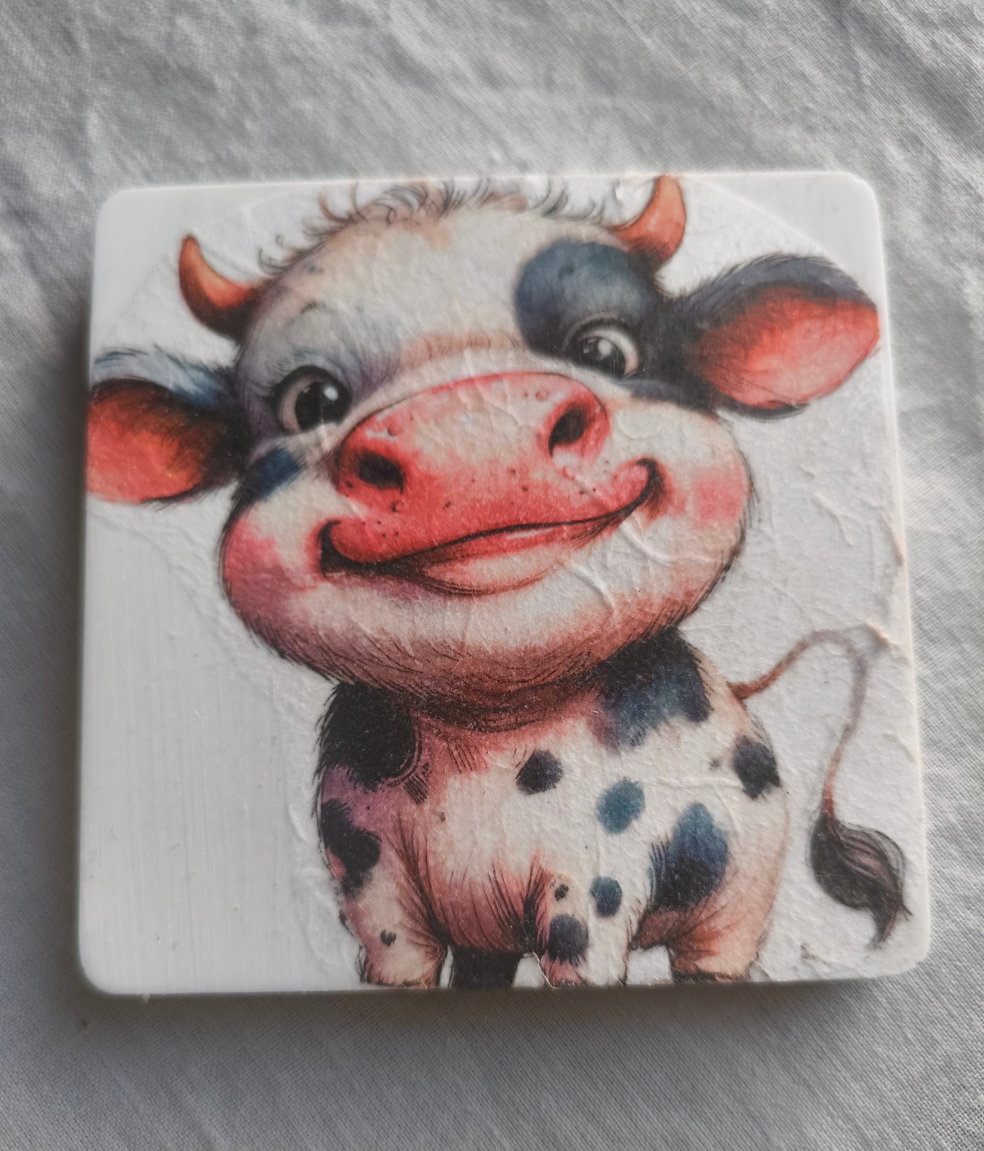 Cute Cow Coasters x4  image 3