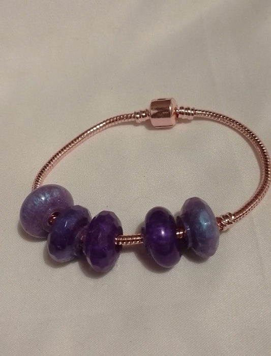 Purple Charm Bracelet  image 0